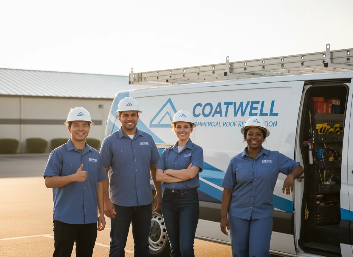 Commercial roof coating company in Odem, TX